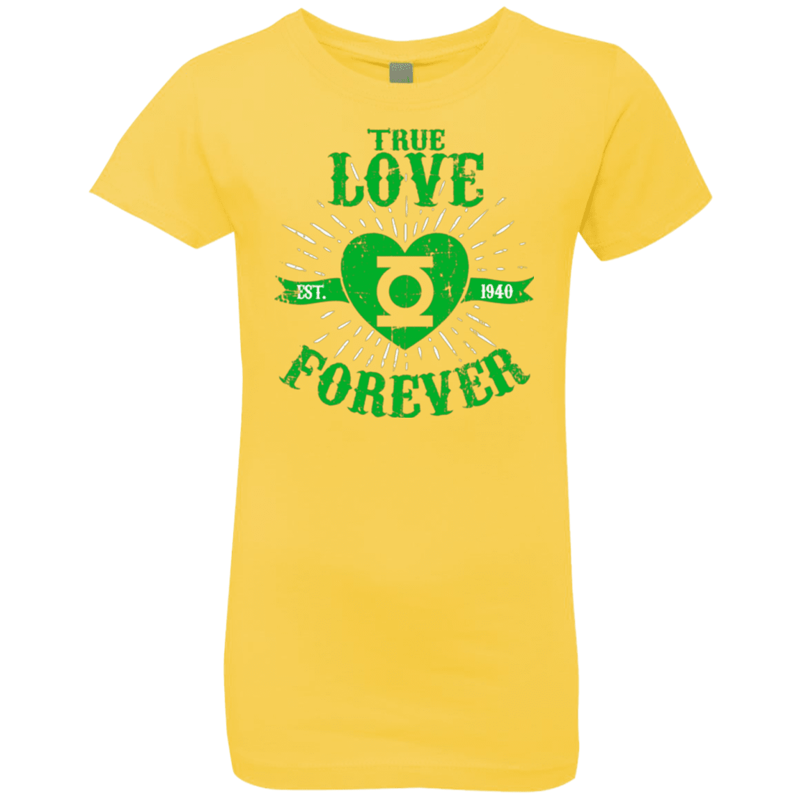 T-Shirts Vibrant Yellow / YXS True Love Forever Lantern Girls Premium T-Shirt