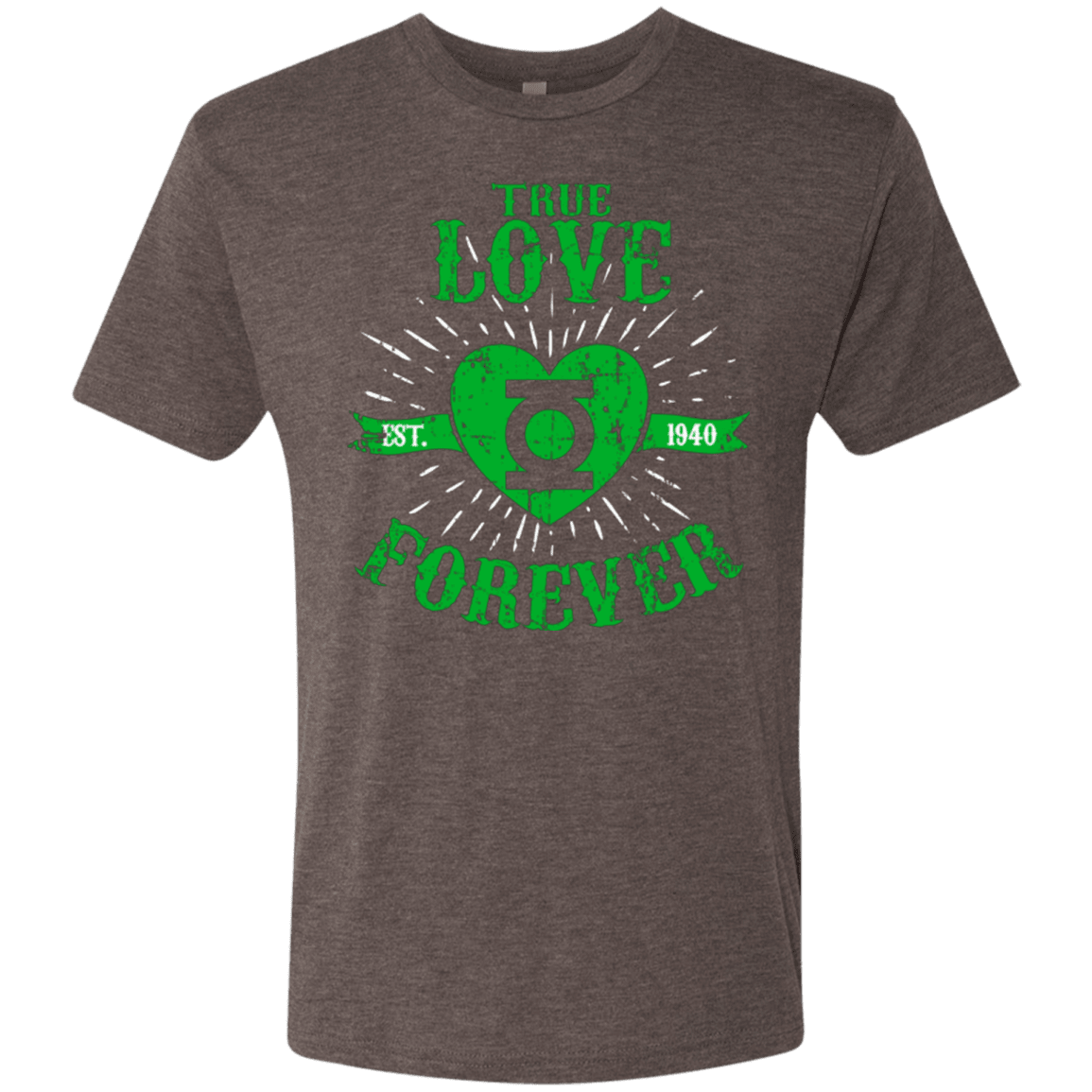 T-Shirts Macchiato / Small True Love Forever Lantern Men's Triblend T-Shirt