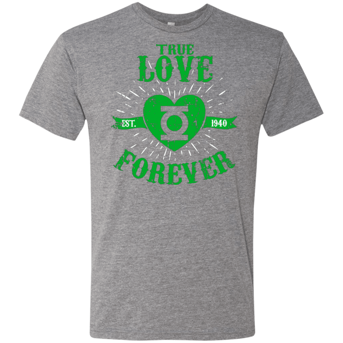 T-Shirts Premium Heather / Small True Love Forever Lantern Men's Triblend T-Shirt