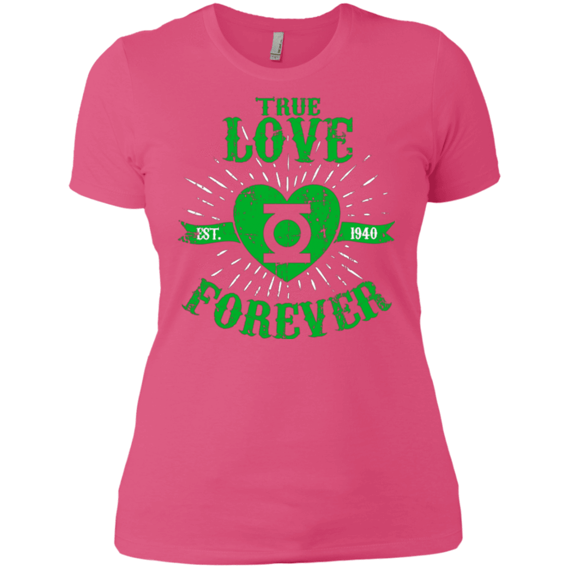T-Shirts Hot Pink / X-Small True Love Forever Lantern Women's Premium T-Shirt