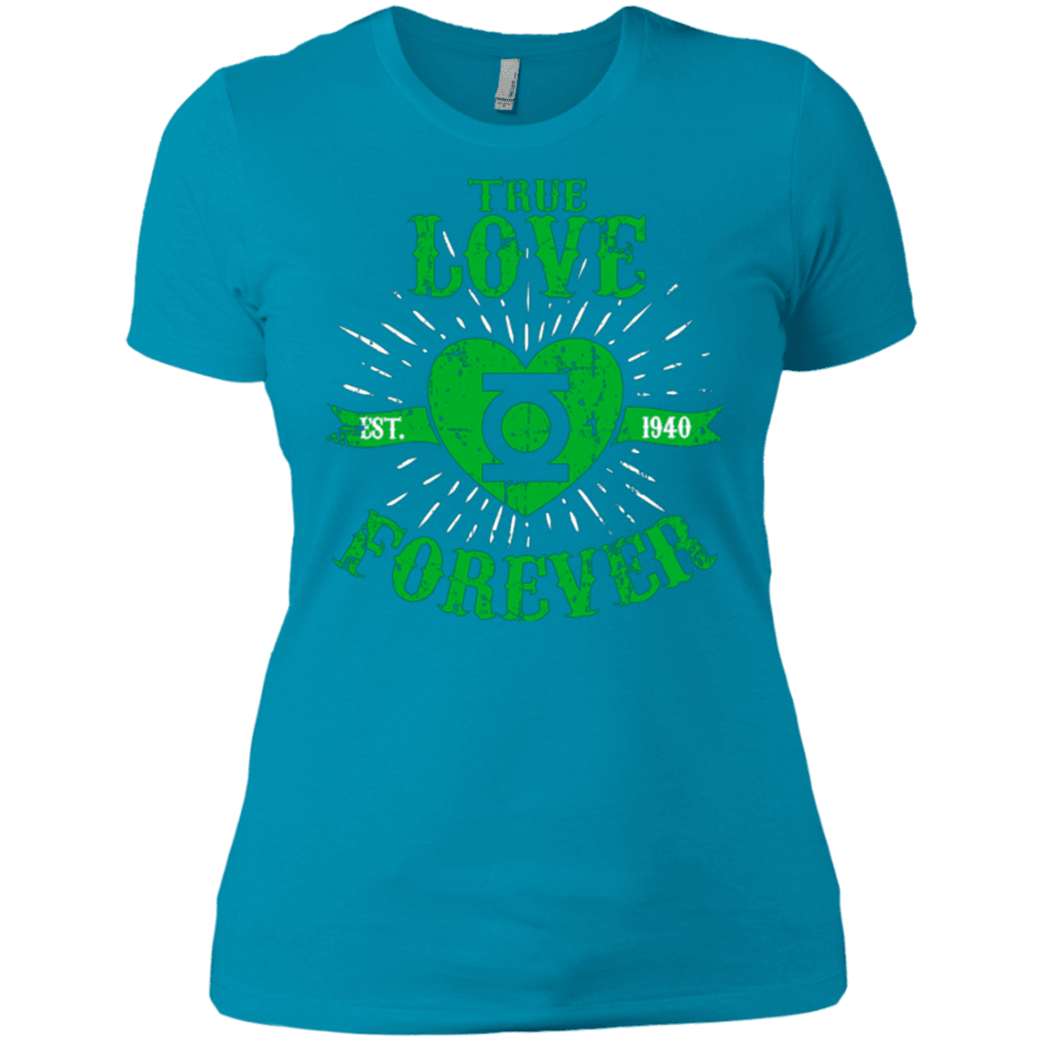 T-Shirts Turquoise / X-Small True Love Forever Lantern Women's Premium T-Shirt