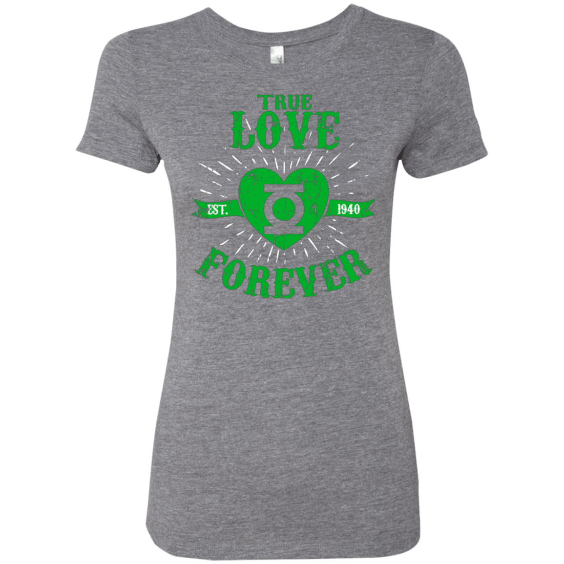 T-Shirts Premium Heather / Small True Love Forever Lantern Women's Triblend T-Shirt