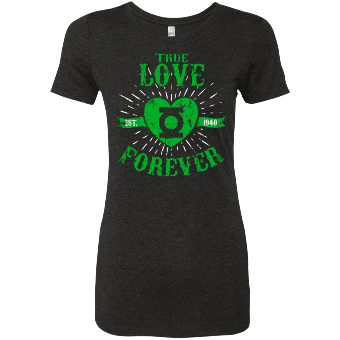 T-Shirts Vintage Black / Small True Love Forever Lantern Women's Triblend T-Shirt