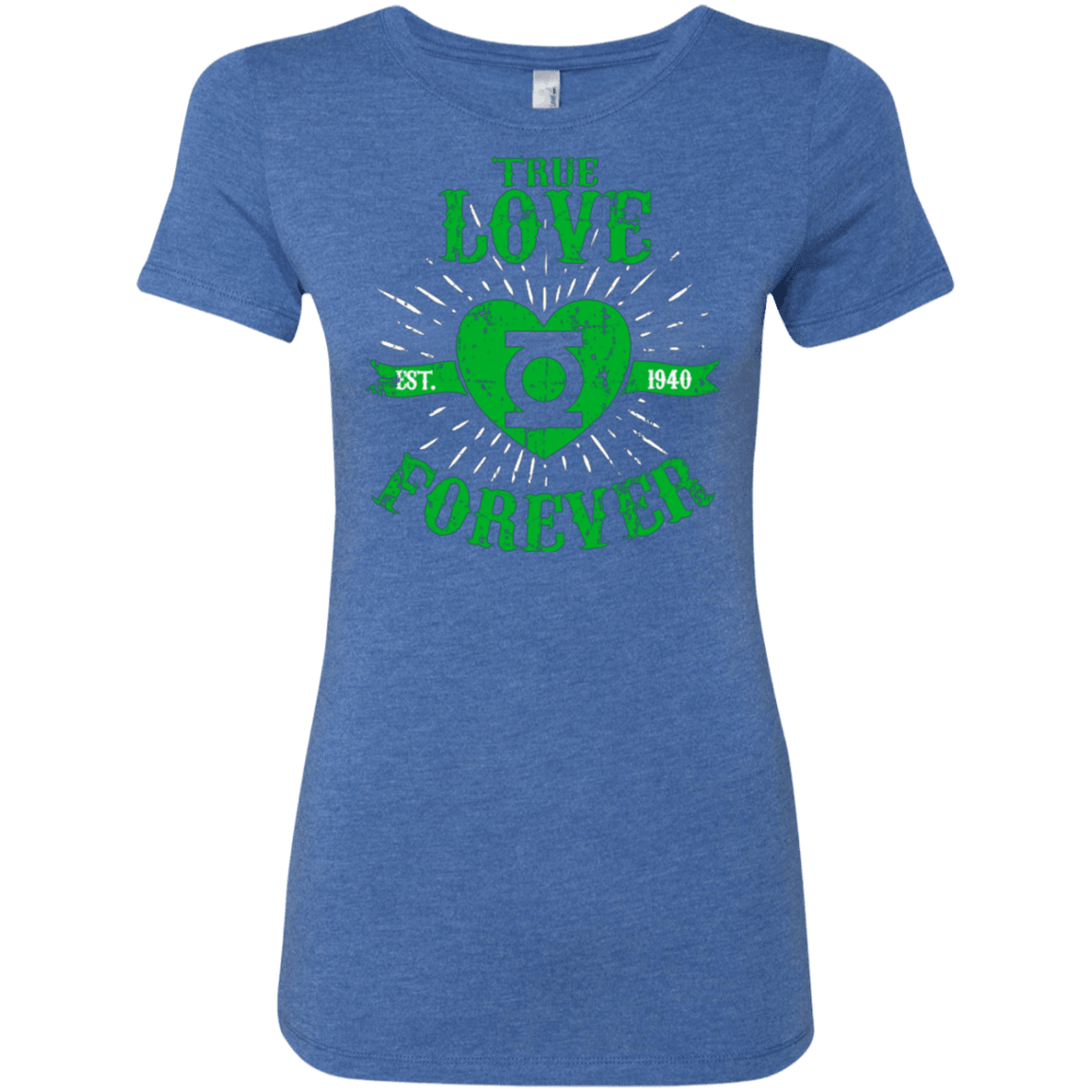 T-Shirts Vintage Royal / Small True Love Forever Lantern Women's Triblend T-Shirt