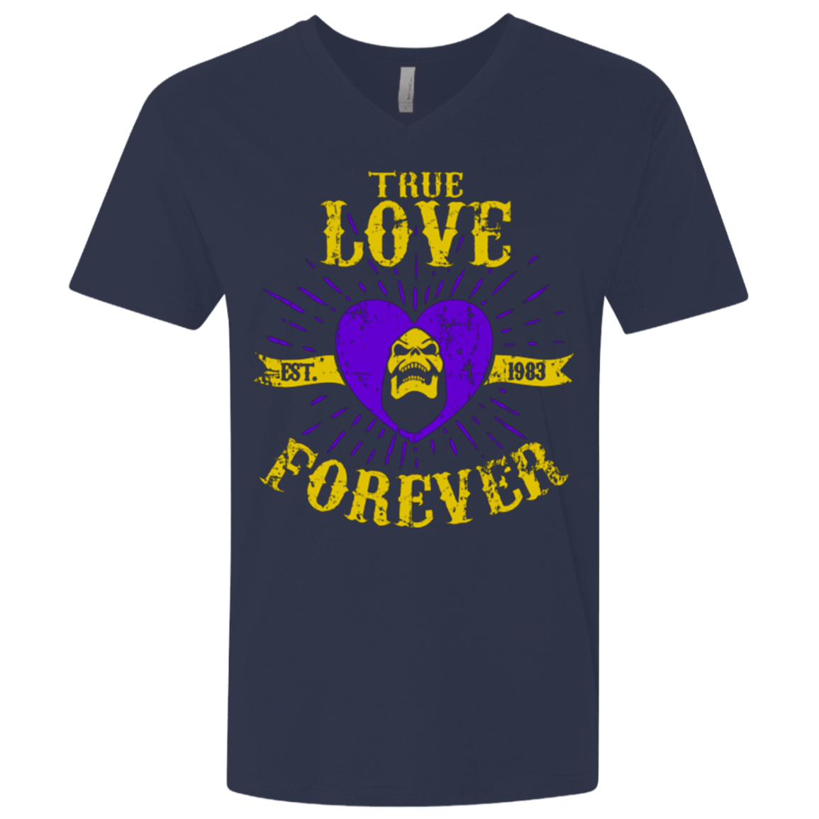 T-Shirts Midnight Navy / X-Small True Love Forever Masters Men's Premium V-Neck