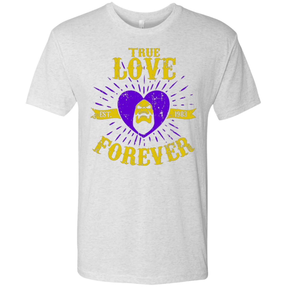 T-Shirts Heather White / Small True Love Forever Masters Men's Triblend T-Shirt