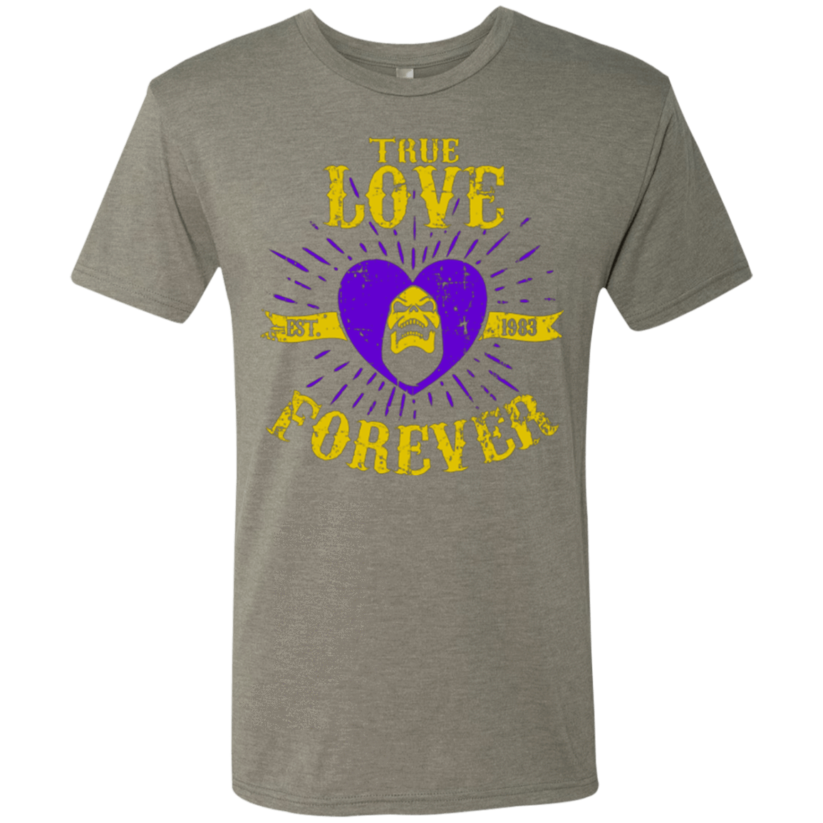 T-Shirts Venetian Grey / Small True Love Forever Masters Men's Triblend T-Shirt