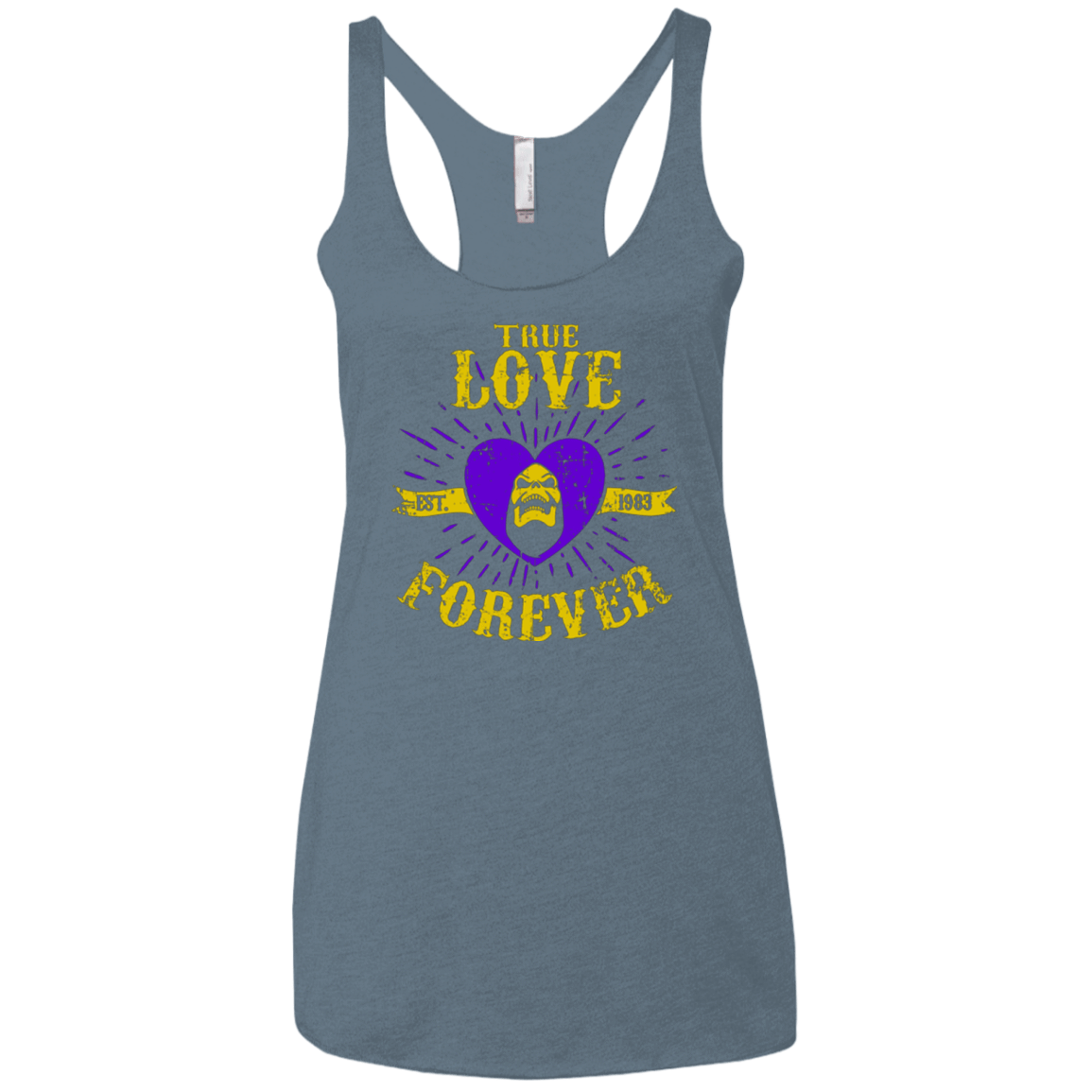 T-Shirts Indigo / X-Small True Love Forever Masters Women's Triblend Racerback Tank