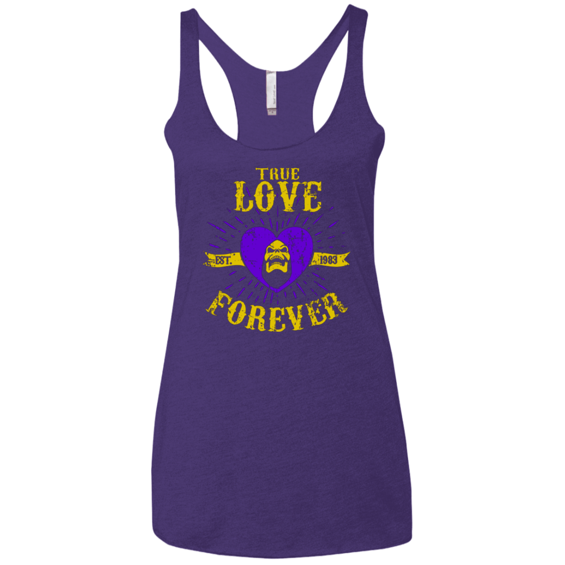 T-Shirts Purple / X-Small True Love Forever Masters Women's Triblend Racerback Tank