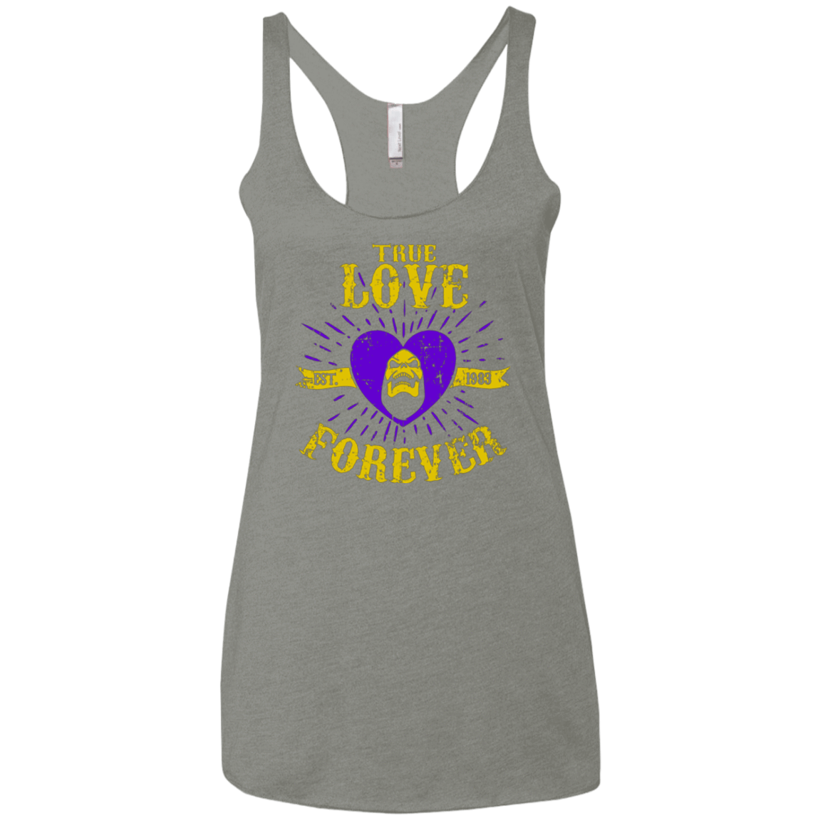 T-Shirts Venetian Grey / X-Small True Love Forever Masters Women's Triblend Racerback Tank