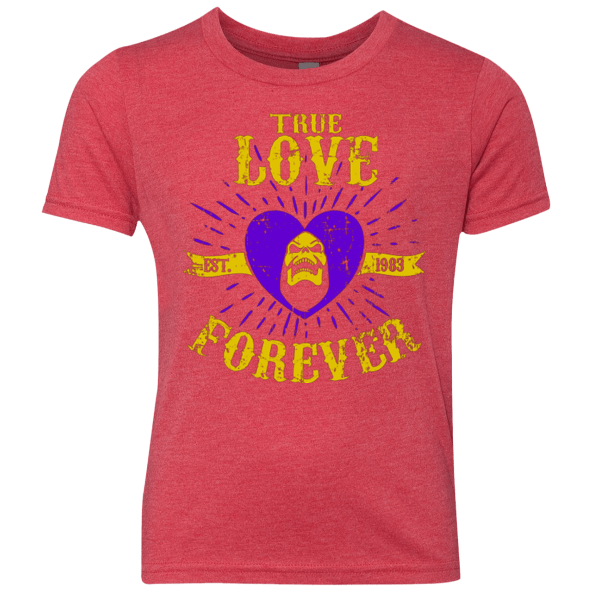 T-Shirts Vintage Red / YXS True Love Forever Masters Youth Triblend T-Shirt