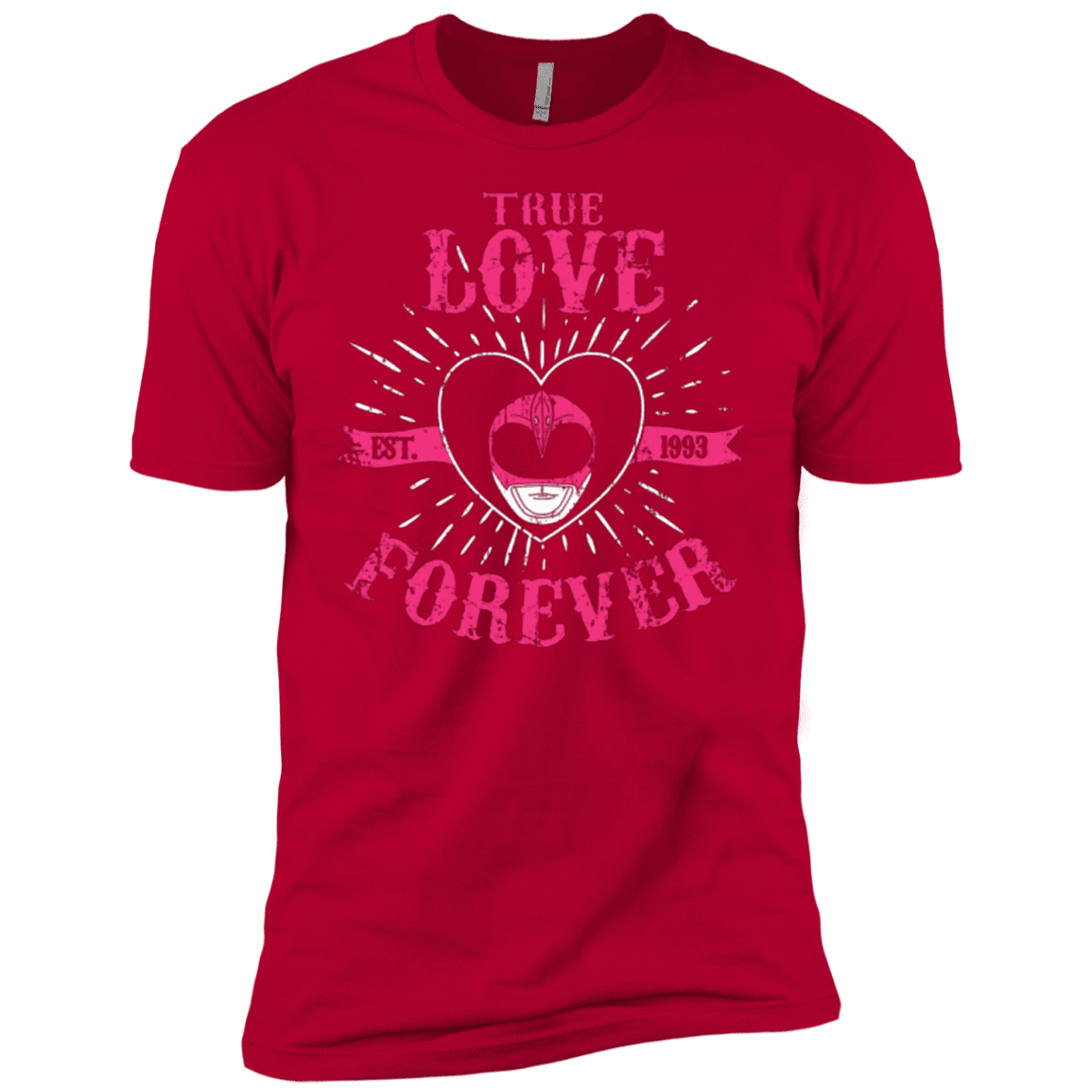 T-Shirts Red / YXS True Love Forever Pink Boys Premium T-Shirt
