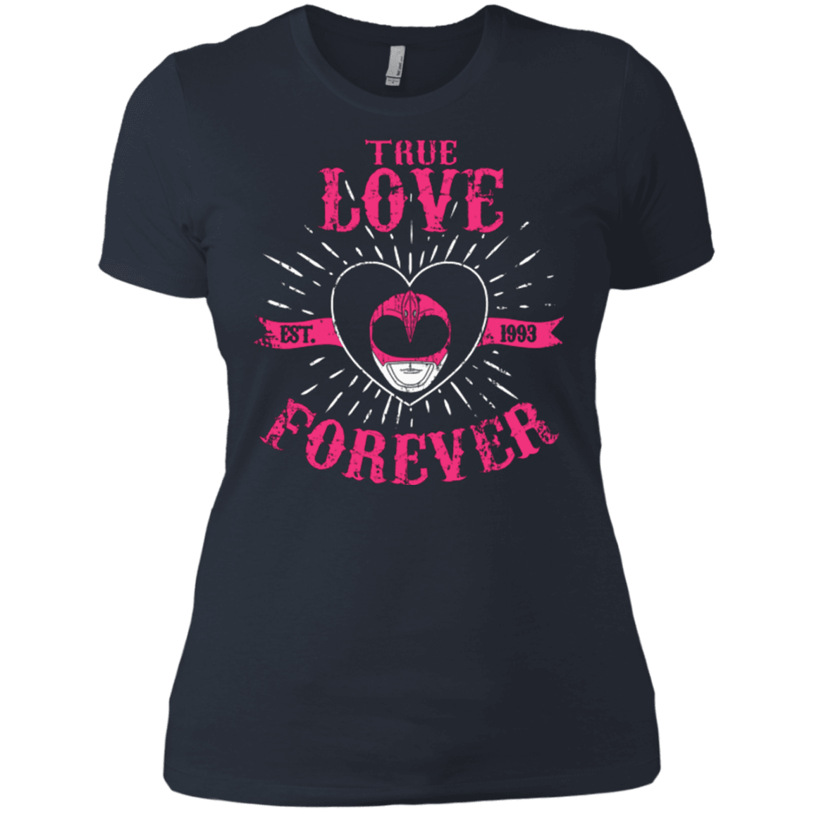 T-Shirts Indigo / X-Small True Love Forever Pink Women's Premium T-Shirt