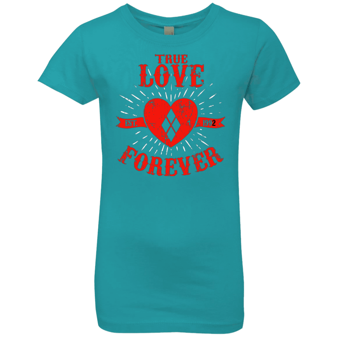 T-Shirts Tahiti Blue / YXS True Love Forever Quinn Girls Premium T-Shirt