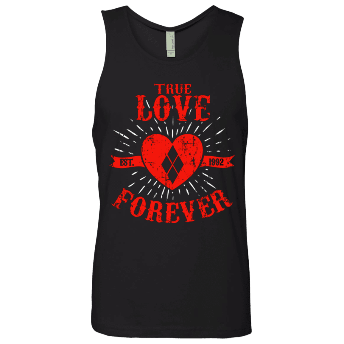T-Shirts Black / Small True Love Forever Quinn Men's Premium Tank Top