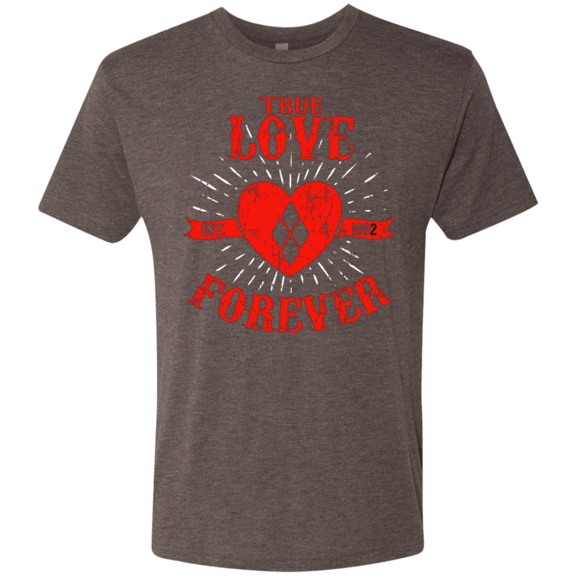 T-Shirts Macchiato / Small True Love Forever Quinn Men's Triblend T-Shirt