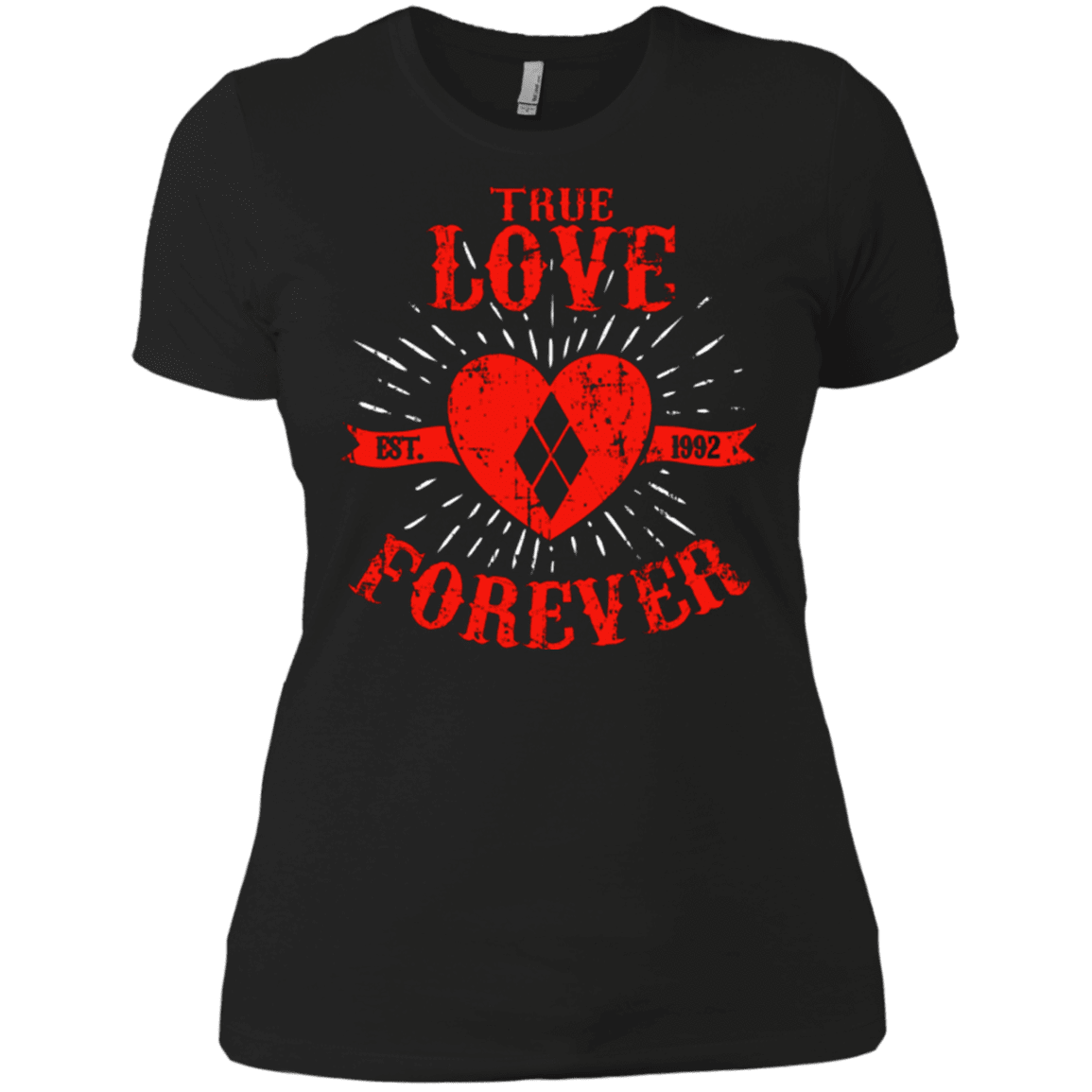 T-Shirts Black / X-Small True Love Forever Quinn Women's Premium T-Shirt