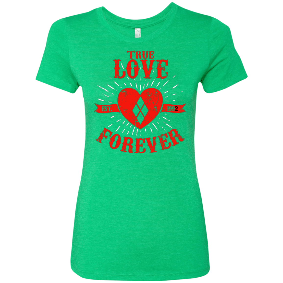 T-Shirts Envy / Small True Love Forever Quinn Women's Triblend T-Shirt