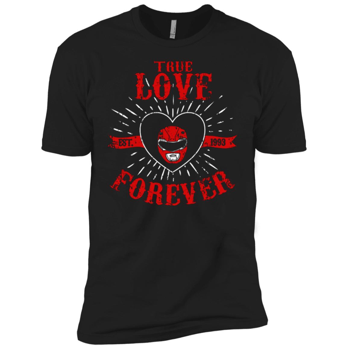 T-Shirts Black / YXS True Love Forever Red Boys Premium T-Shirt