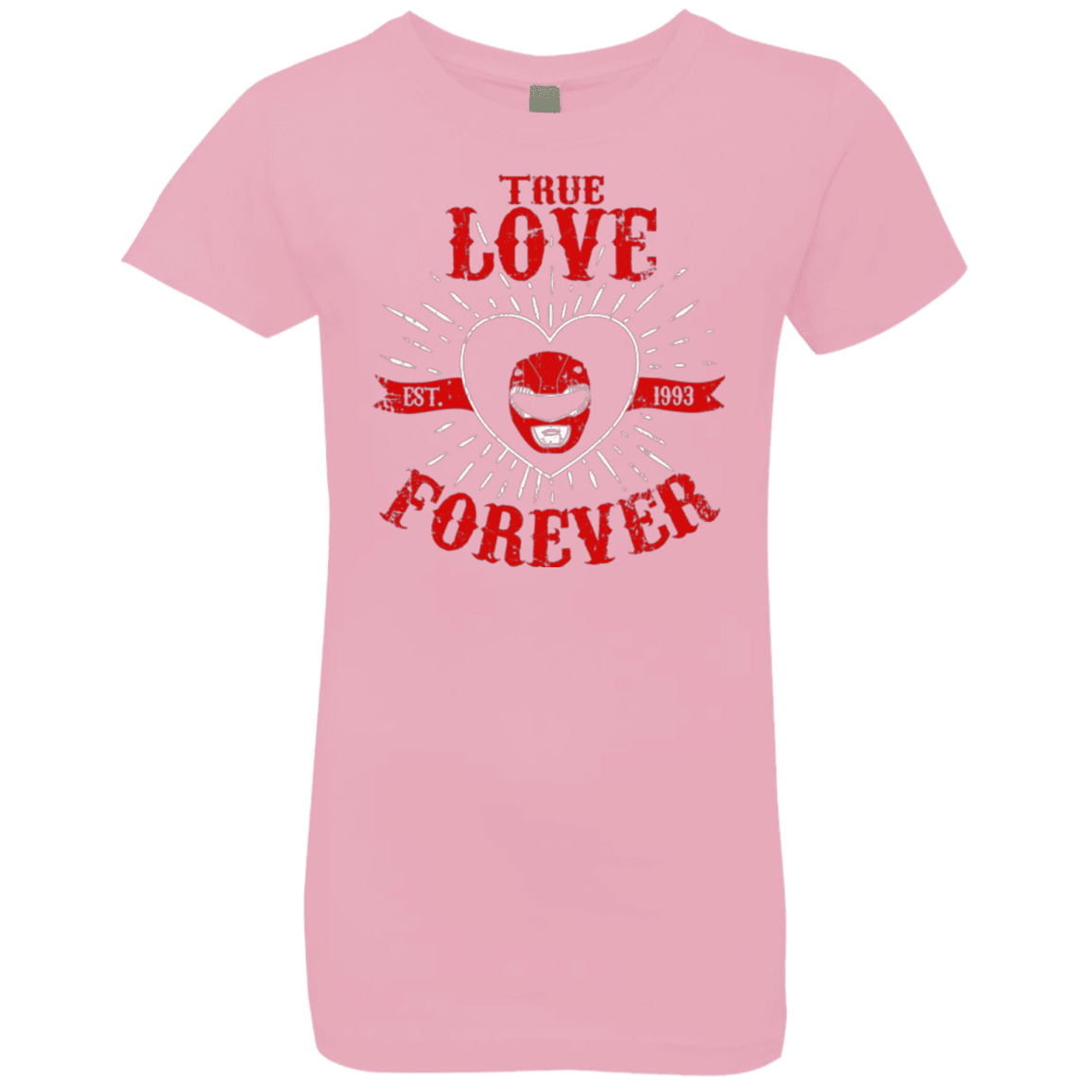 T-Shirts Light Pink / YXS True Love Forever Red Girls Premium T-Shirt