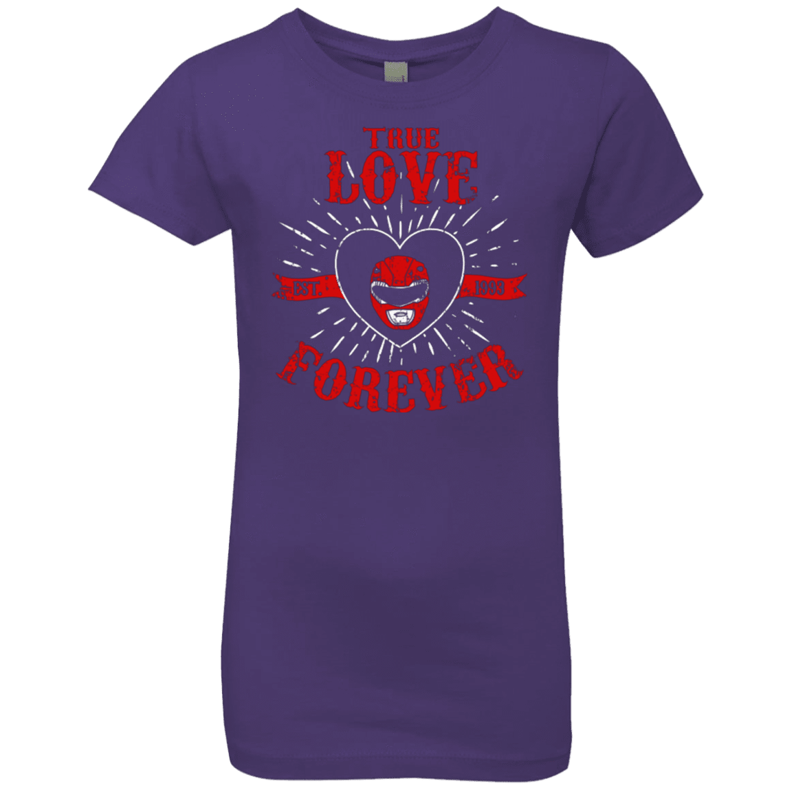T-Shirts Purple Rush / YXS True Love Forever Red Girls Premium T-Shirt