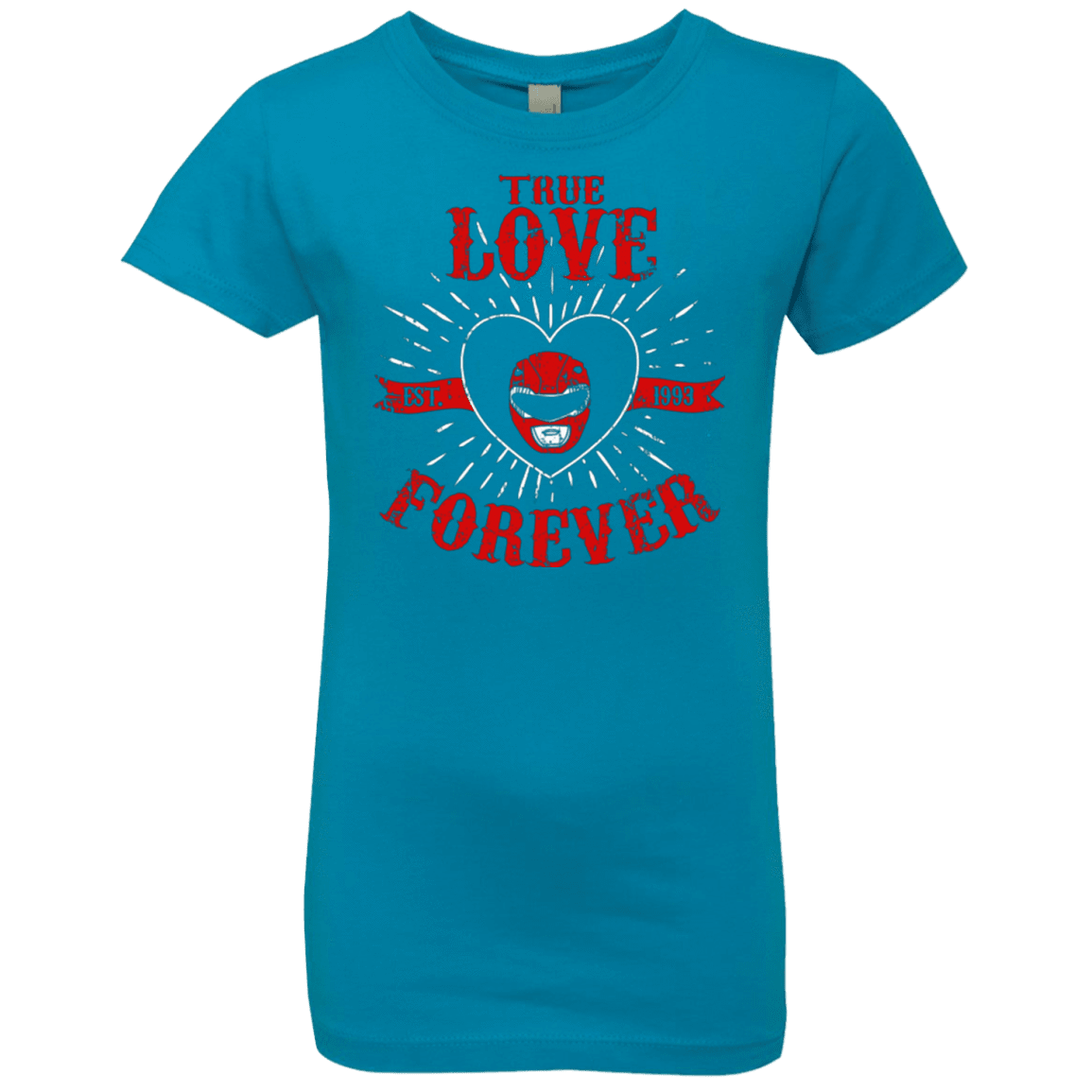 T-Shirts Turquoise / YXS True Love Forever Red Girls Premium T-Shirt