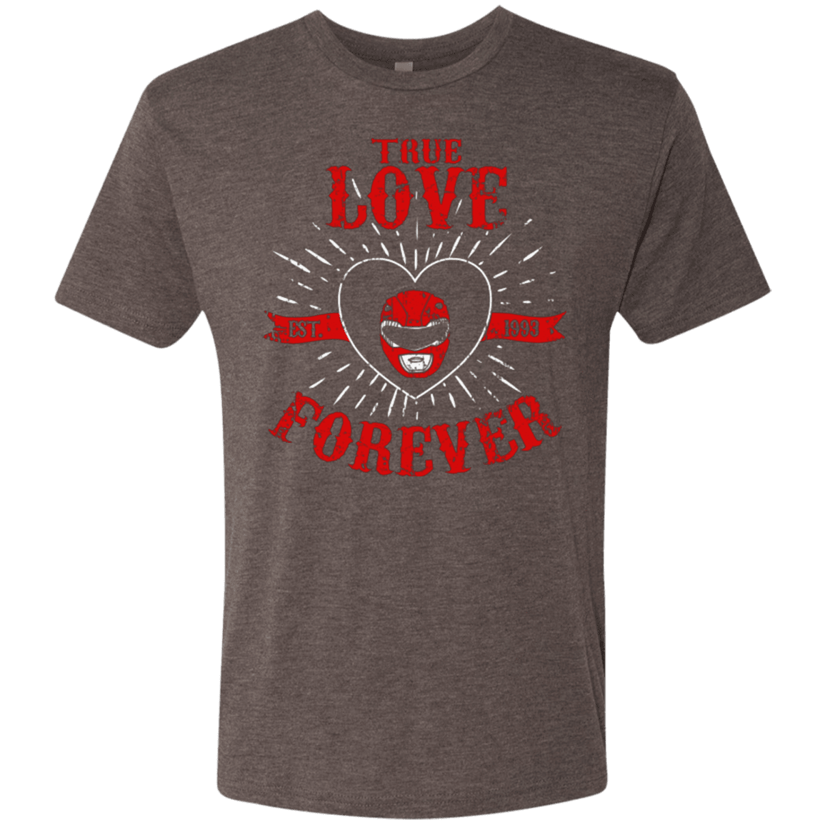 T-Shirts Macchiato / Small True Love Forever Red Men's Triblend T-Shirt