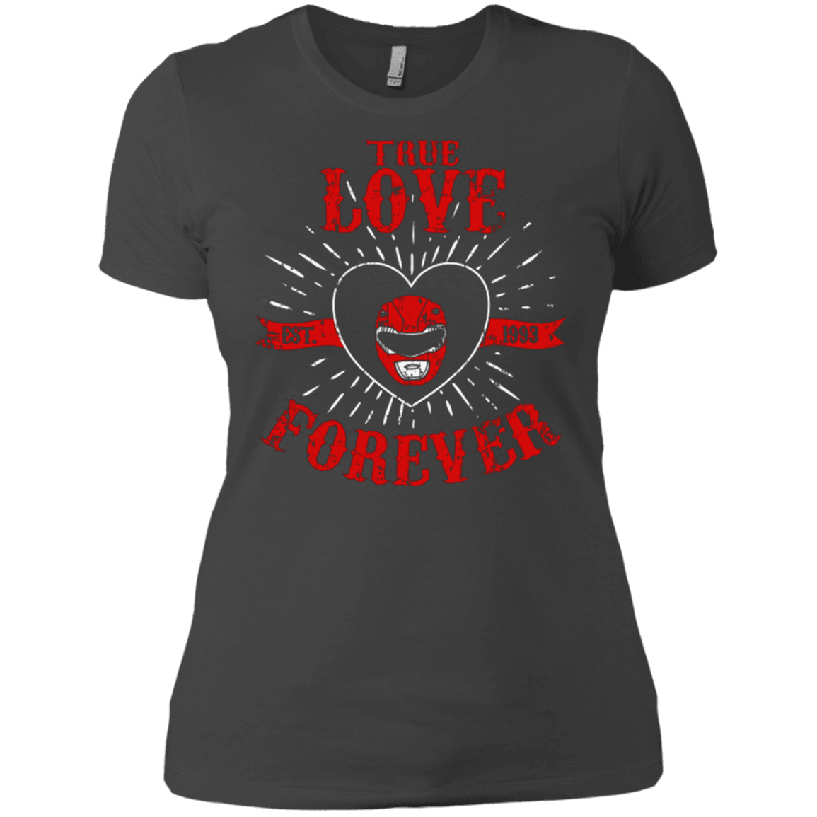 T-Shirts Heavy Metal / X-Small True Love Forever Red Women's Premium T-Shirt