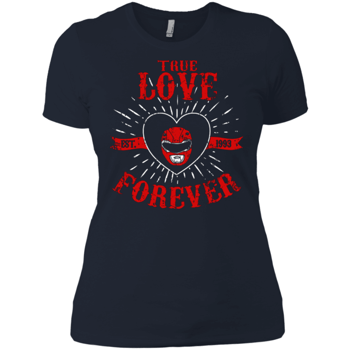 T-Shirts Midnight Navy / X-Small True Love Forever Red Women's Premium T-Shirt