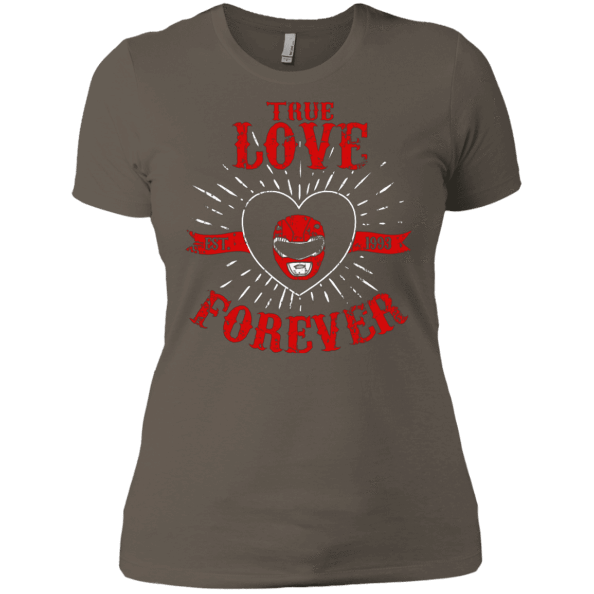 T-Shirts Warm Grey / X-Small True Love Forever Red Women's Premium T-Shirt