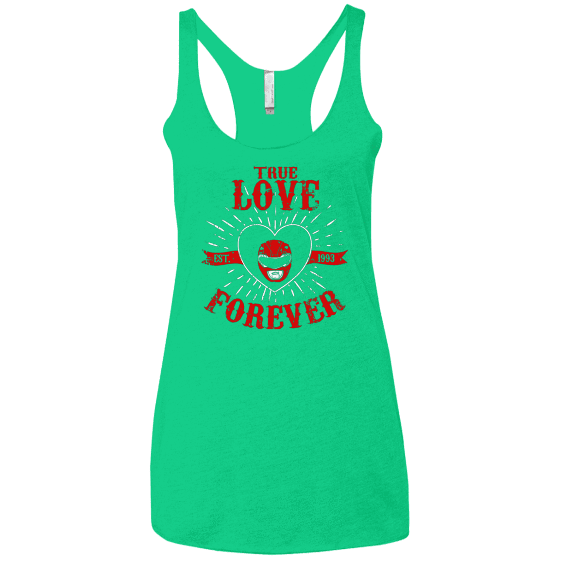 T-Shirts Envy / X-Small True Love Forever Red Women's Triblend Racerback Tank