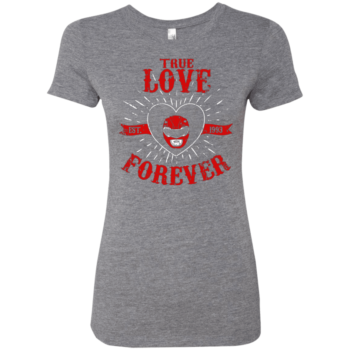 T-Shirts Premium Heather / Small True Love Forever Red Women's Triblend T-Shirt
