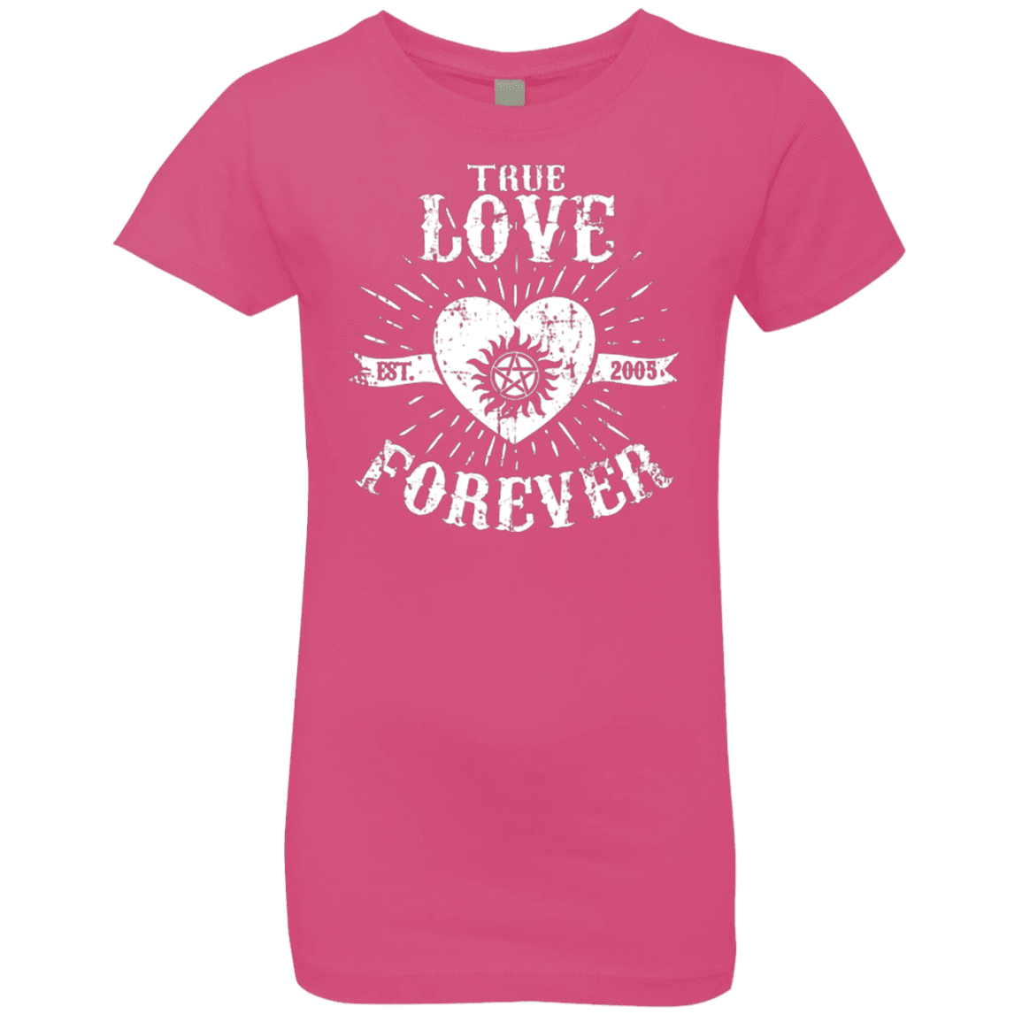 T-Shirts Hot Pink / YXS True Love Forever Supernatural Girls Premium T-Shirt