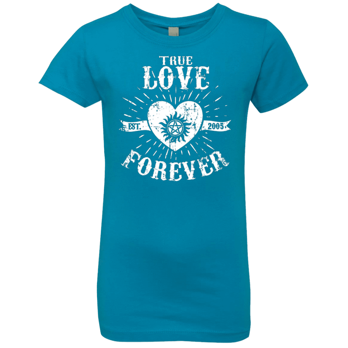 T-Shirts Turquoise / YXS True Love Forever Supernatural Girls Premium T-Shirt