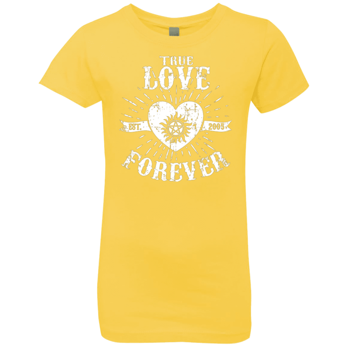 T-Shirts Vibrant Yellow / YXS True Love Forever Supernatural Girls Premium T-Shirt