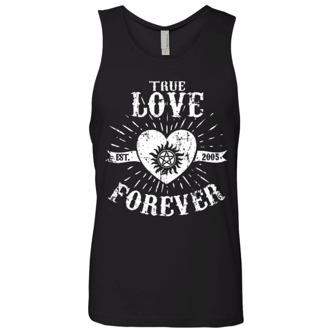 T-Shirts Black / Small True Love Forever Supernatural Men's Premium Tank Top