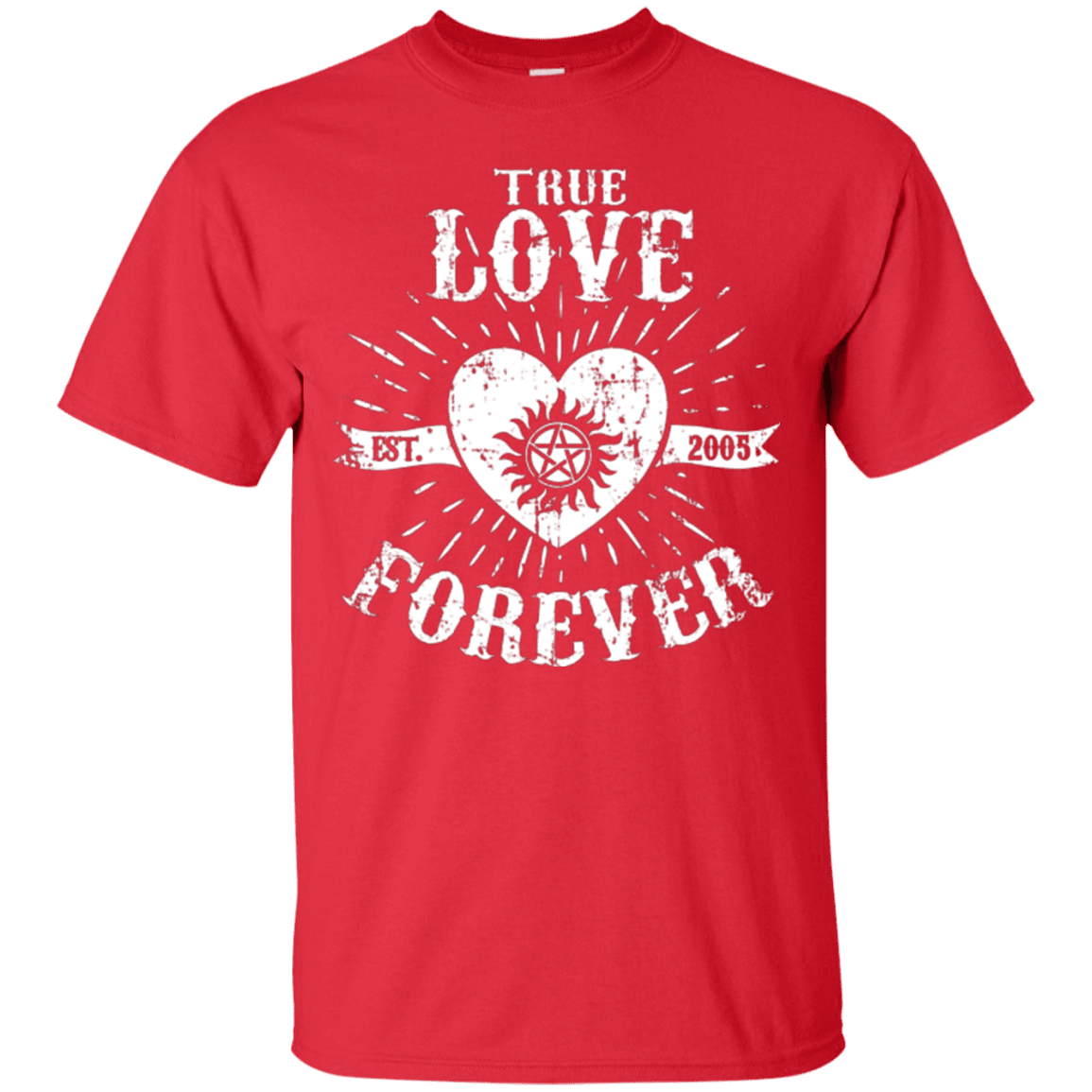 T-Shirts Red / Small True Love Forever Supernatural T-Shirt
