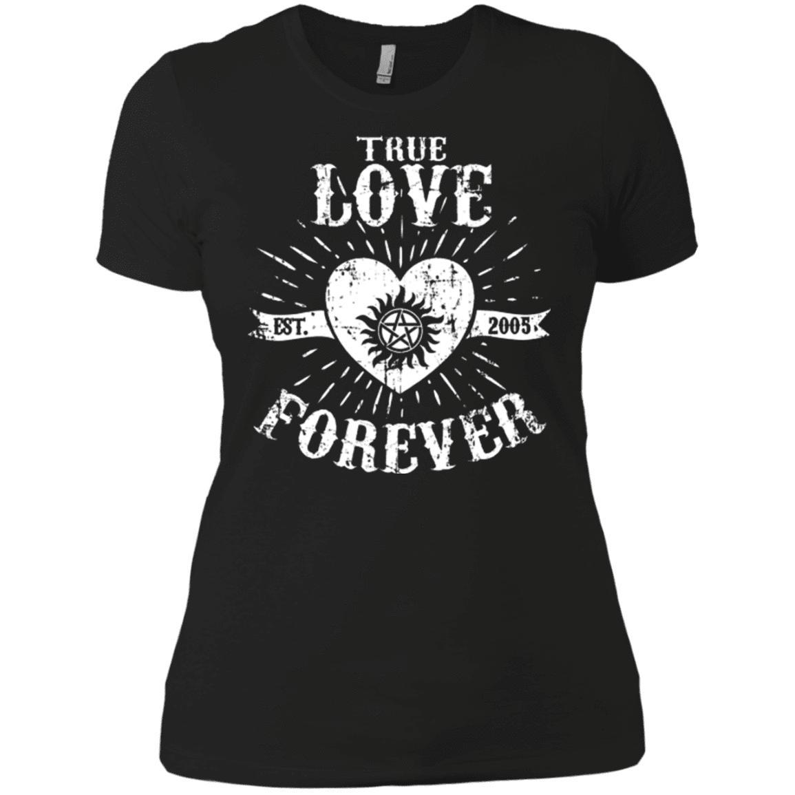 T-Shirts Black / X-Small True Love Forever Supernatural Women's Premium T-Shirt