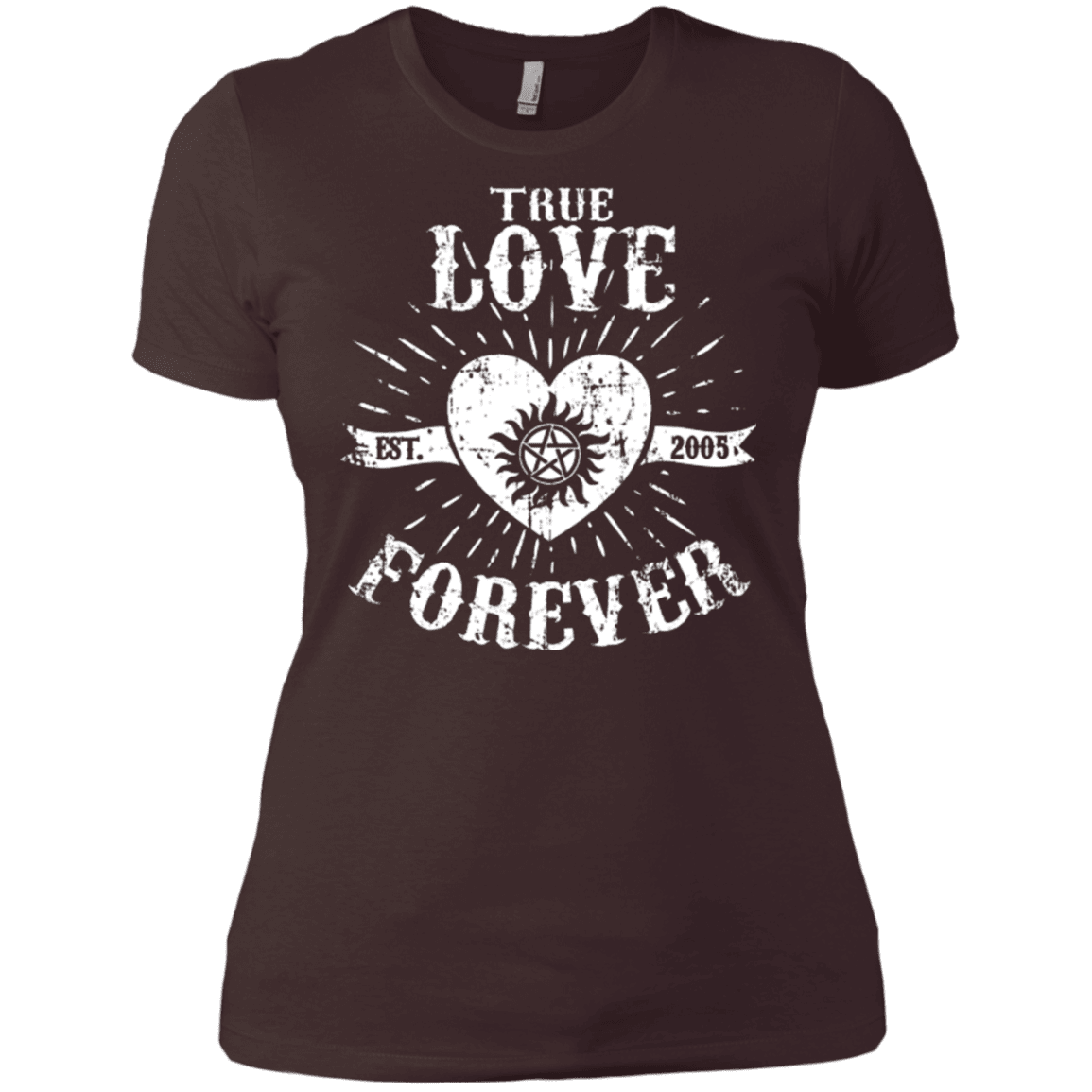 T-Shirts Dark Chocolate / X-Small True Love Forever Supernatural Women's Premium T-Shirt