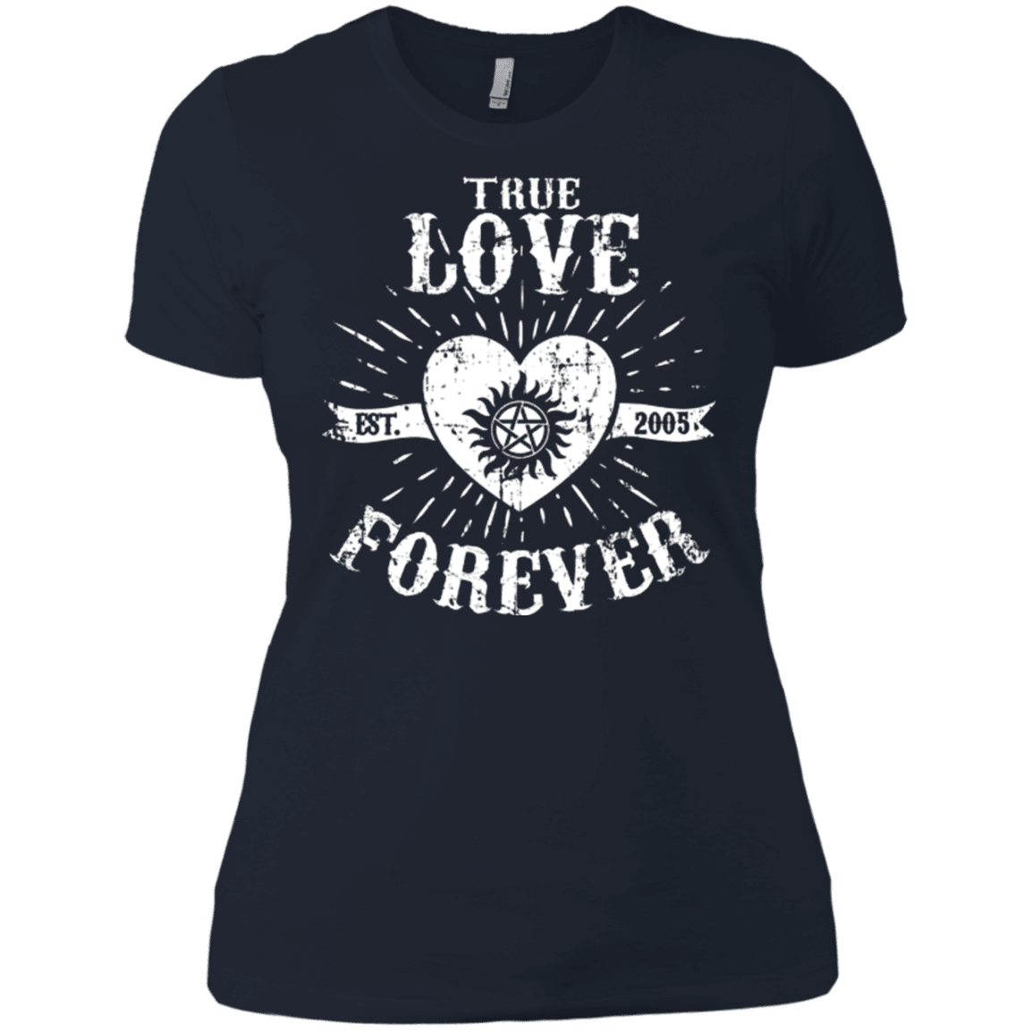 T-Shirts Midnight Navy / X-Small True Love Forever Supernatural Women's Premium T-Shirt