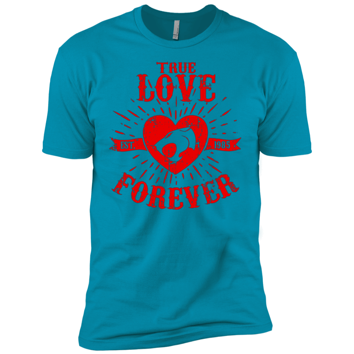 T-Shirts Turquoise / YXS True Love Forever Thunder Boys Premium T-Shirt