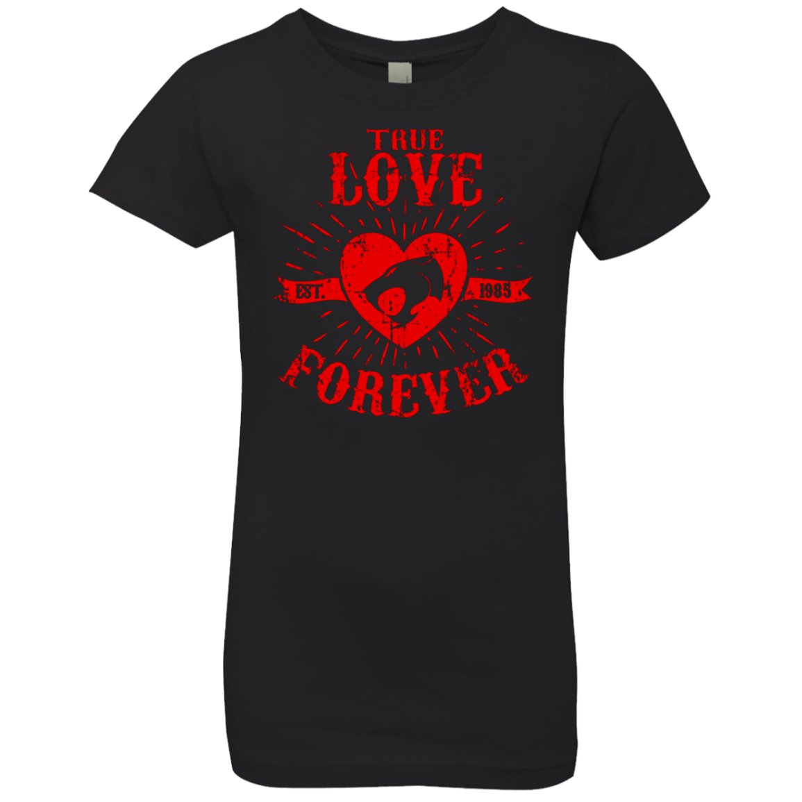 T-Shirts Black / YXS True Love Forever Thunder Girls Premium T-Shirt