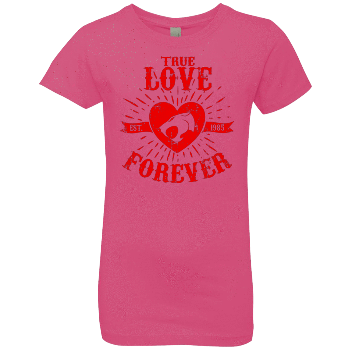 T-Shirts Hot Pink / YXS True Love Forever Thunder Girls Premium T-Shirt