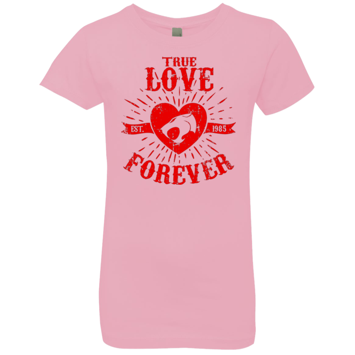 T-Shirts Light Pink / YXS True Love Forever Thunder Girls Premium T-Shirt