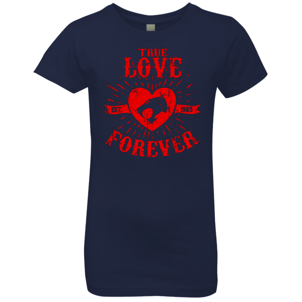T-Shirts Midnight Navy / YXS True Love Forever Thunder Girls Premium T-Shirt