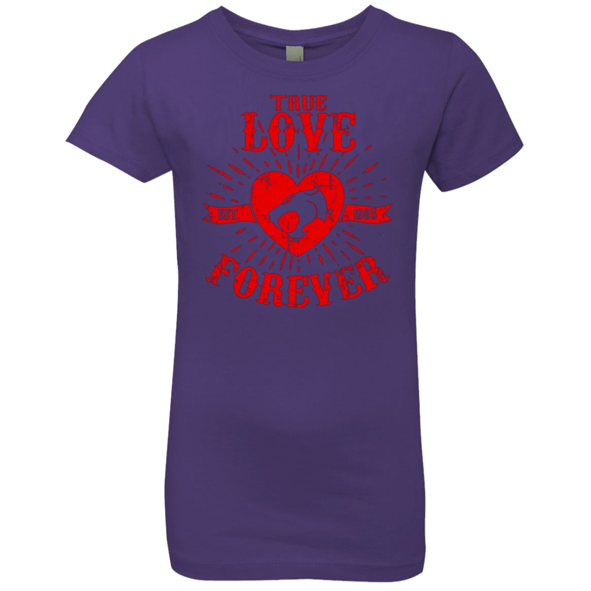 T-Shirts Purple Rush / YXS True Love Forever Thunder Girls Premium T-Shirt