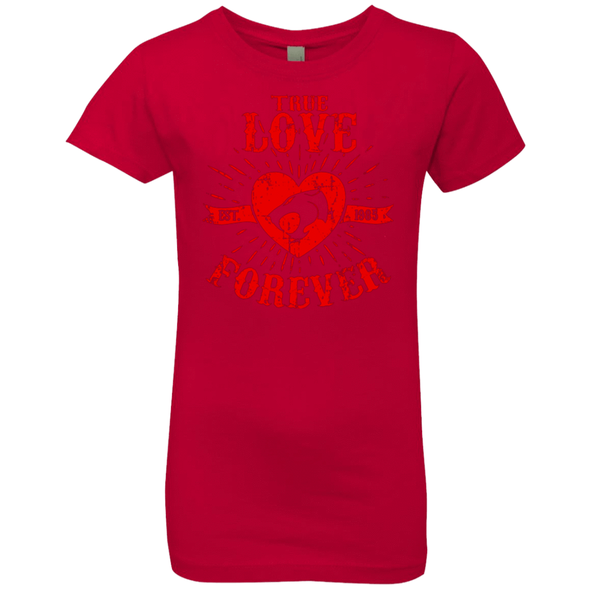 T-Shirts Red / YXS True Love Forever Thunder Girls Premium T-Shirt