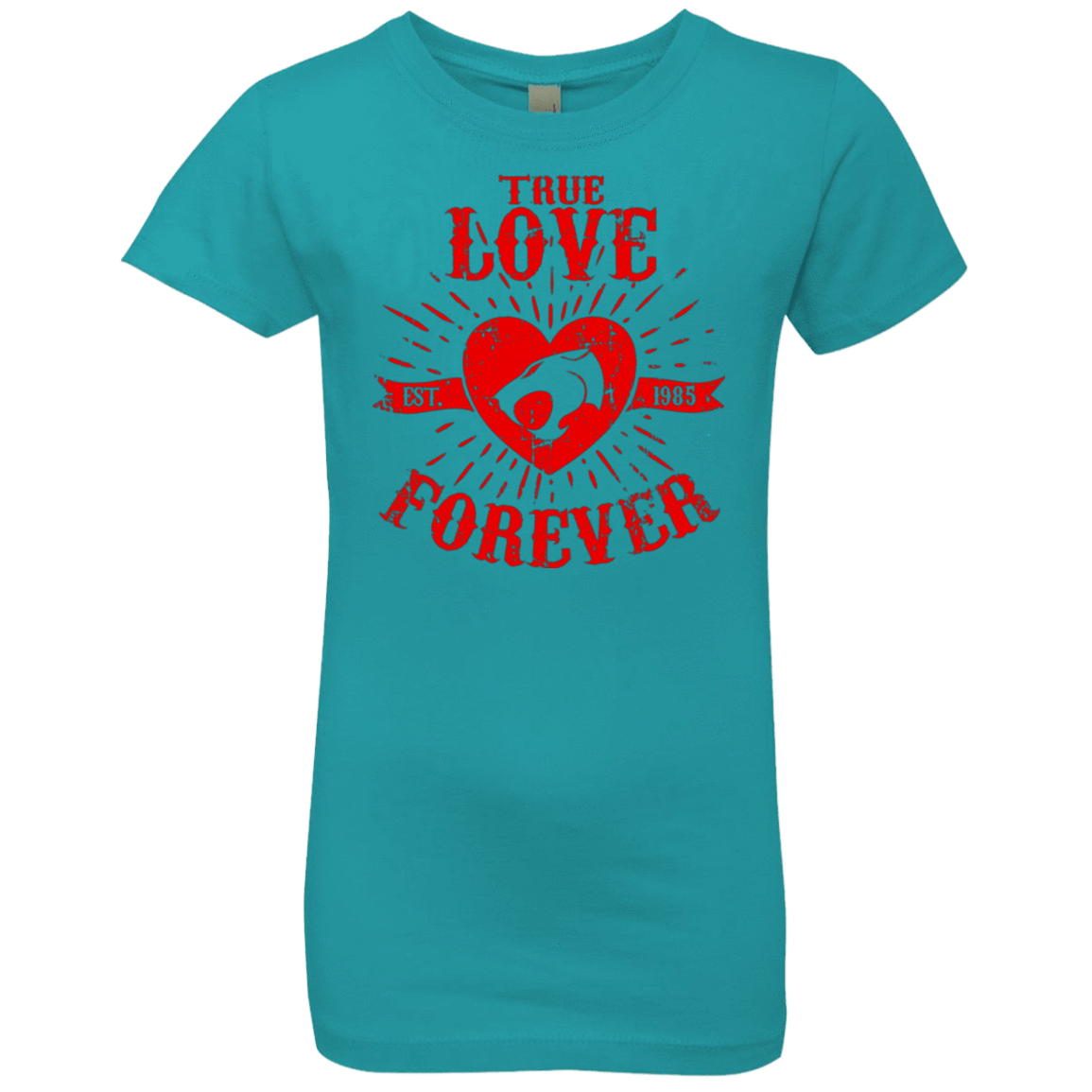 T-Shirts Tahiti Blue / YXS True Love Forever Thunder Girls Premium T-Shirt