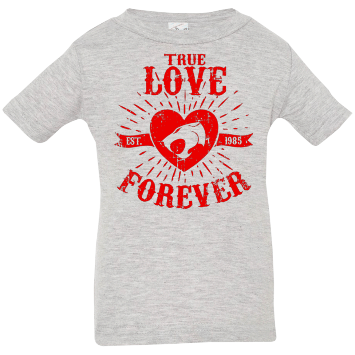 T-Shirts Heather / 6 Months True Love Forever Thunder Infant PremiumT-Shirt