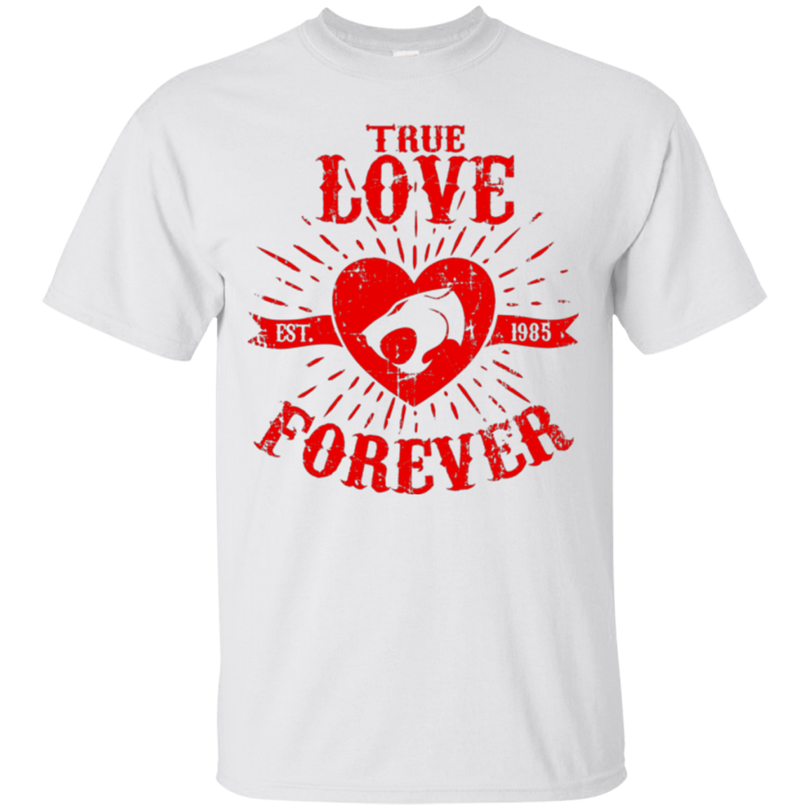 T-Shirts White / Small True Love Forever Thunder T-Shirt